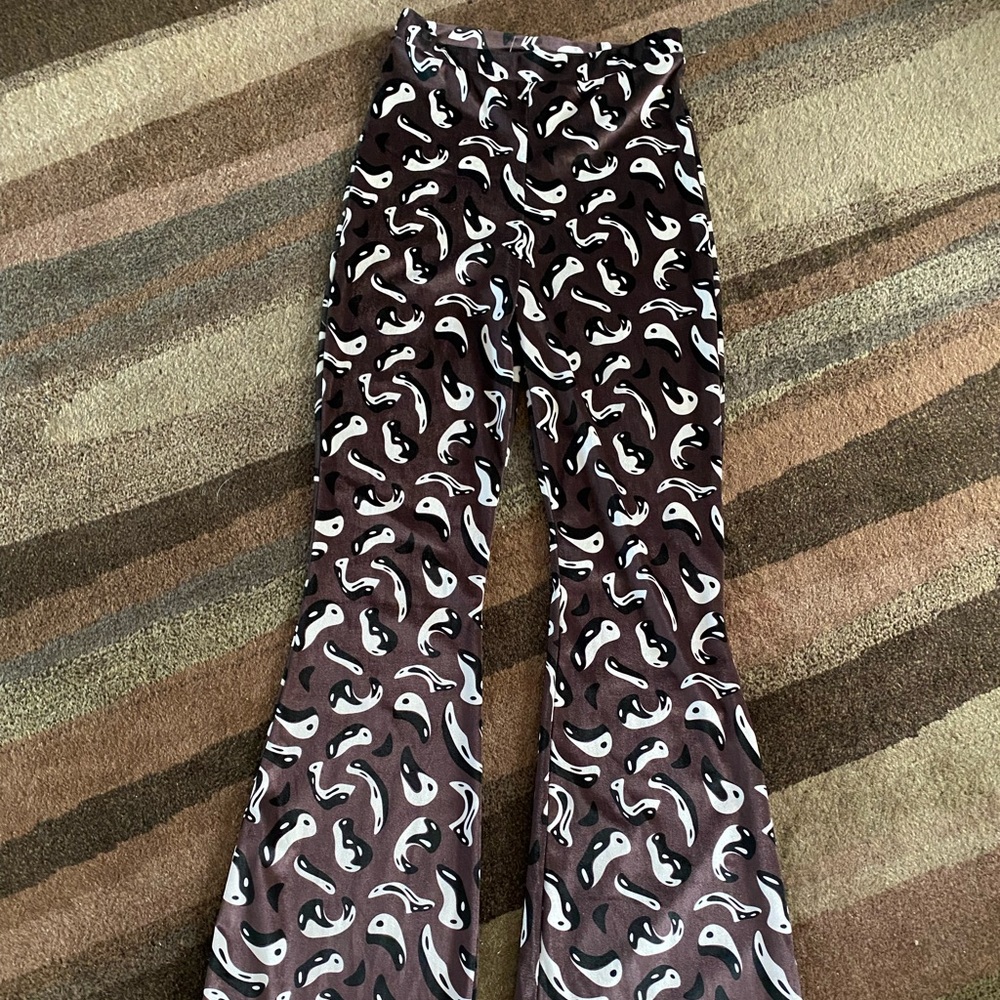 Melted Yin Yang Velour Velvet like Graphic Flares